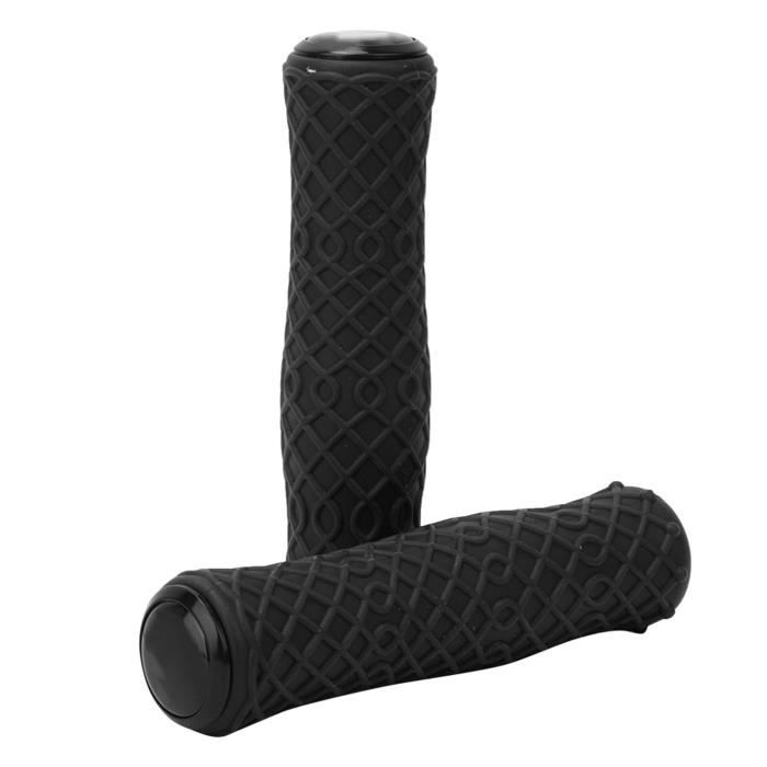 Paire De Poignées De Guidon En Silicone Antidérapant - 8 Cm, Absorbant Les Chocs - Pour Vélo, VTT, Vélo Pliant