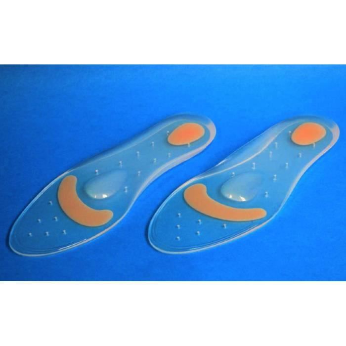 Semelles Intérieures Demi-Cuir Avec Rembourrage Latex - Lot De 2 Paires Pour Talons Et Sandales (Noir)