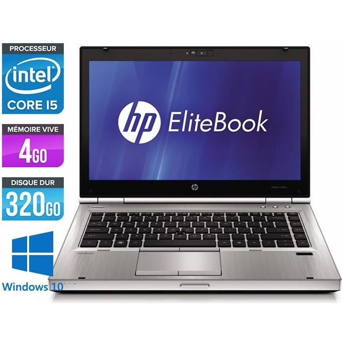 Ordinateurs portables HP 8470P - Core i5-3210M - 4Go - 320Go -Windows 10 - Hewlett packard
