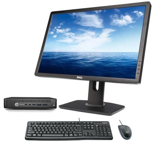 HP ELITEDESK 800 G2 MINI – INTEL CORE I5 – 8Go RAM – 1To SSD + ECRAN 22