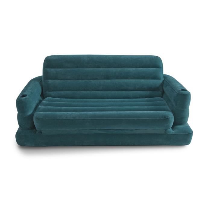 canape sofa gonflable convertible 2 places intex cdiscount maison
