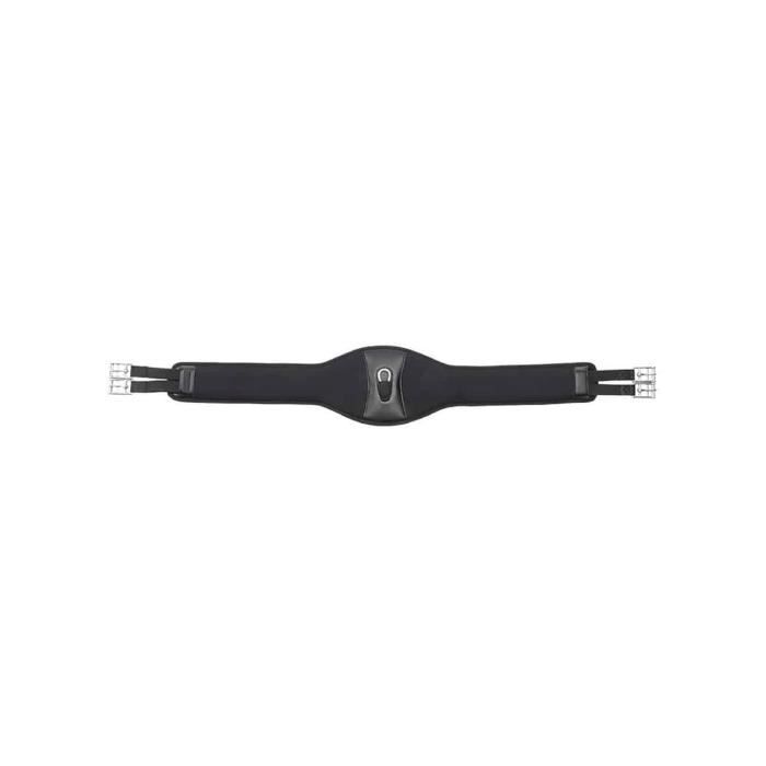 Sangle Longe USG – Nylon 110 Cm – Doublure Fausse Fourrure – Anneau D Central – Boucles Roller – Pour Chevaux Sensibles – Toutes Selles