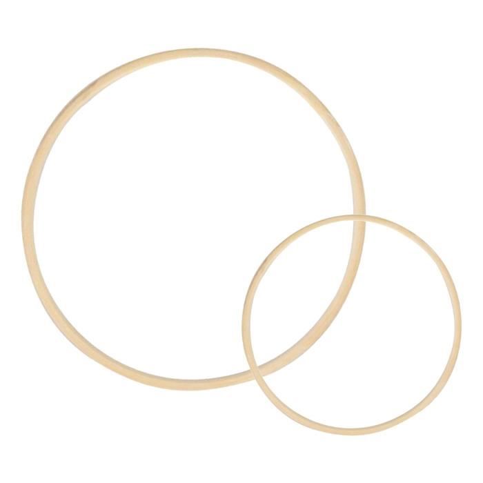 SUPPORT - TOILE A BRODER,23CM--Cadre en bois pour bricolage, cercle de broderie, jeu'outils