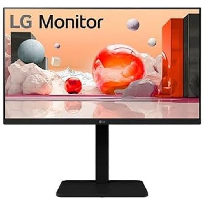Écran PC - LG - 24BA450-B - 605 cm (23.8) - Full HD 1920 x 1080 - Temps de réponse 5 ms