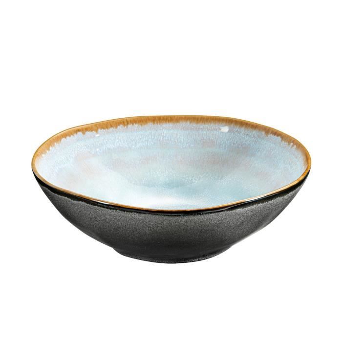 Shadow Aqua - Assiette creuse 19.5 cm (lot de 6)