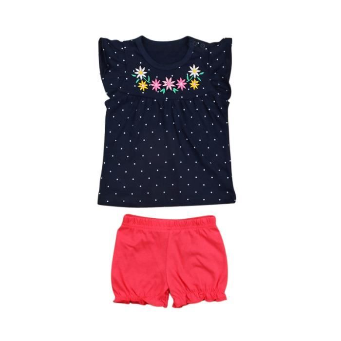 0 24 Mois Bebe Fille Vetement Ete 2 Pcs Ensemble De Vetement Blouse A Points Short Bleu Cdiscount Pret A Porter 0 24 Mois Bebe Fille Vetement Ete 2 Pcs Ensemble De Vetement Blouse A Points Short Bleu Cdiscount Pret A Porter