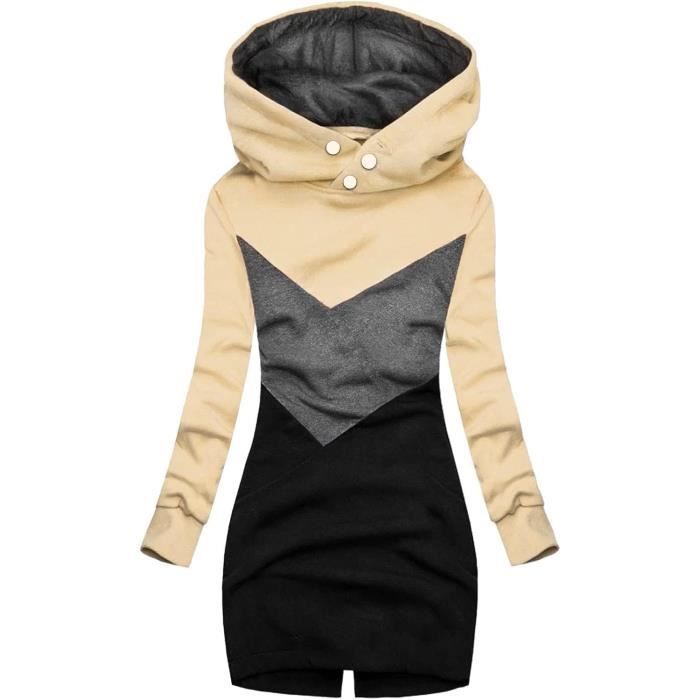 BLOUSON - PERFECTO - BOMBER Veste Femme Chic Et Elegant Chaud Sweats Femme ?? Capuche Veste Zipp?� 