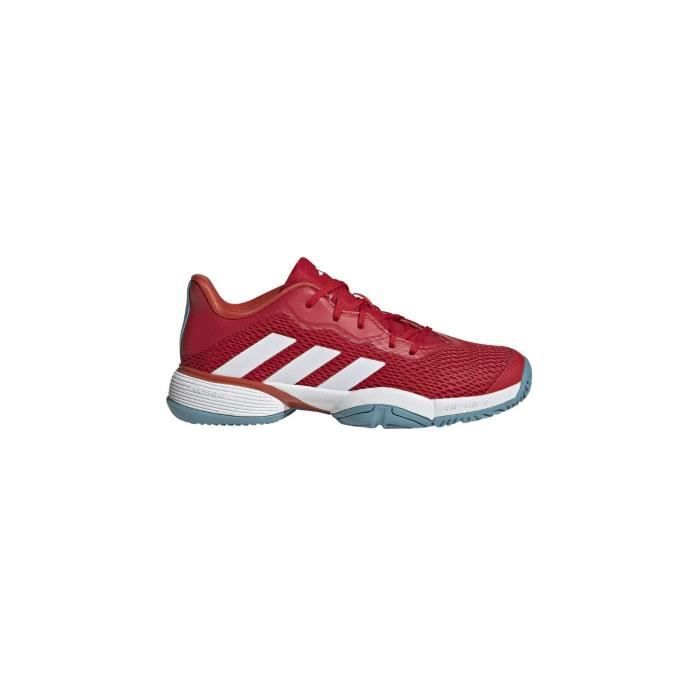 Chaussures de Tennis - ADIDAS - BARRICADE K - Rouge - Enfant - Confort et Stabilité
