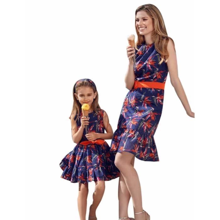 robe cocktail mere fille