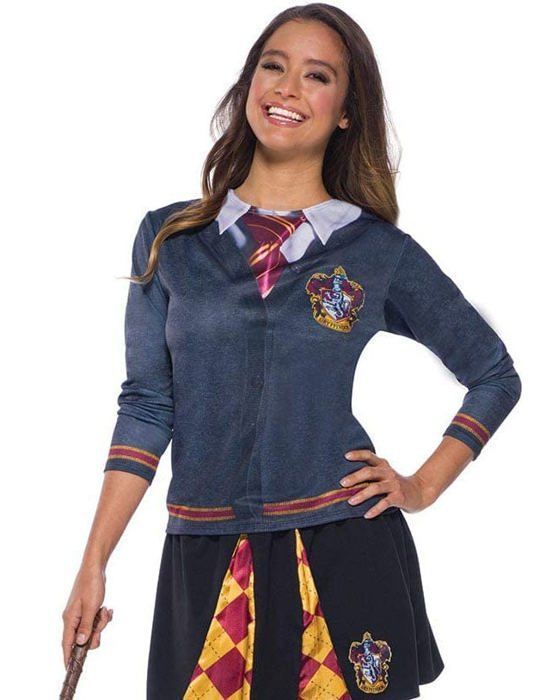 Haut Adulte Gryffondor - RUBIES - Personnage Fiction - Licence Harry Potter - Polyester - Bleu