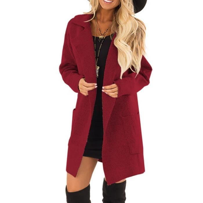 Manteau long en jean femme clearance
