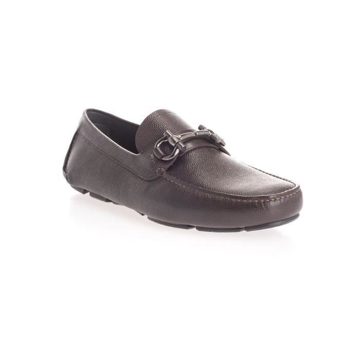 0247286 MARRON CUIR MOCASSINS Marron