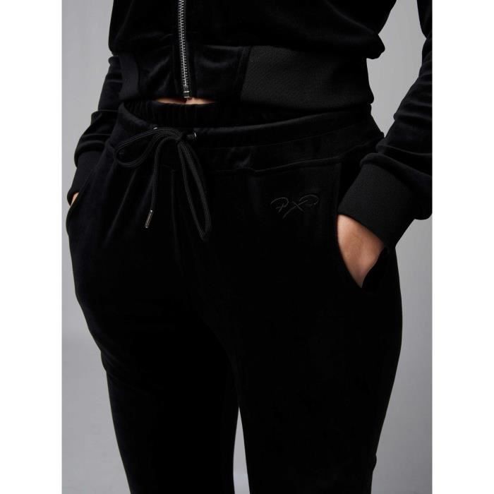 Bas de jogging en velours - PROJECT X PARIS - Femme - Rose - Coupe resserrée - Lien de serrage
