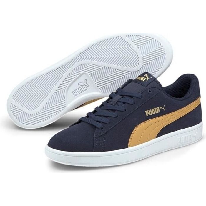 Basket smash top en cuir