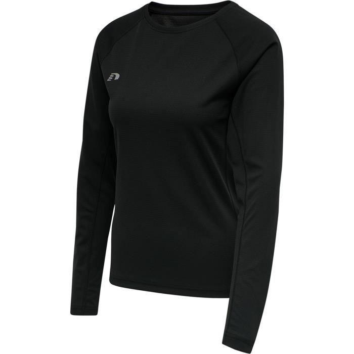 T-shirt running femme manches longues Newline Core - noir