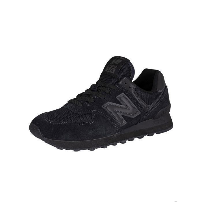 Basket New Balance 574 - Homme - Noir - Lacets - NEW BALANCE - Textile