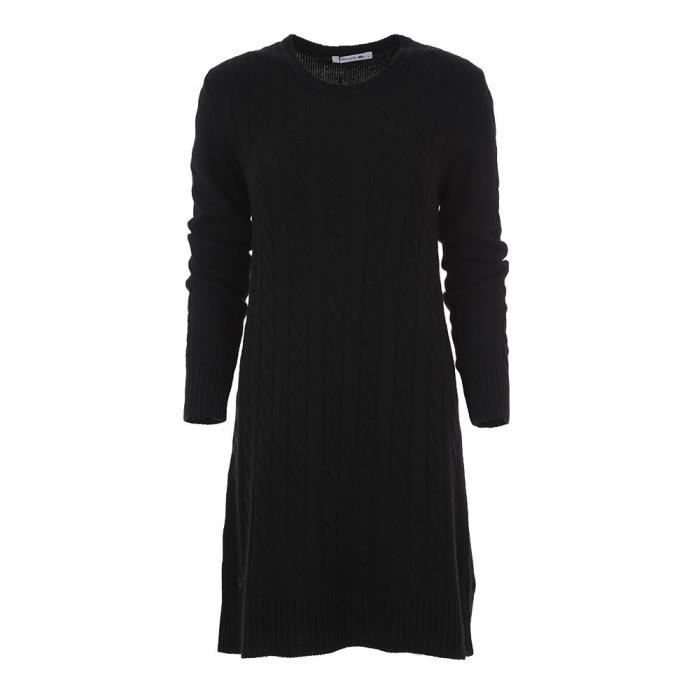 Robe LACOSTE Femme Noir Manche Longue Noir - Cdiscount Pr??t-?�-Porter