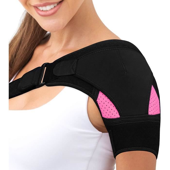 Bandage élastique Pour épaule - Taille Unique Noir - Stabilisation Et Compression