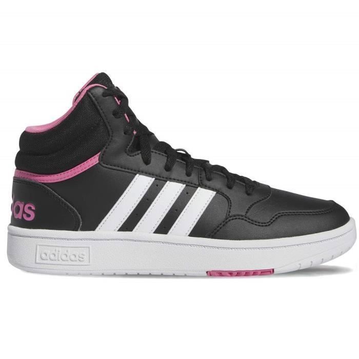Chaussures de Basket ball Adidas Hoops 3.0 Mid W pour Femme Noir IG7896