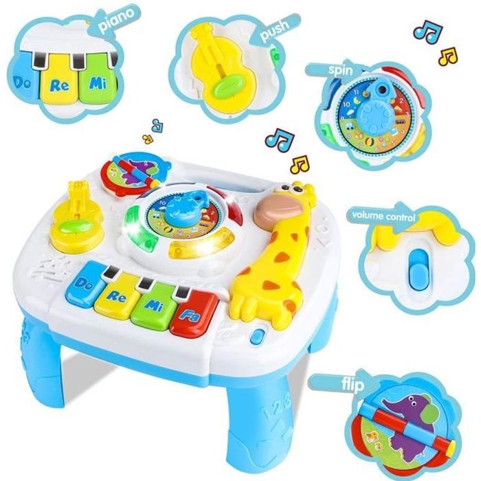 Bravotw Table D Activites Bebe Musique Activite Center Jeu Table Bleu Cdiscount Jeux Jouets Bravotw Table D Activites Bebe Musique Activite Center Jeu Table Bleu Cdiscount Jeux Jouets