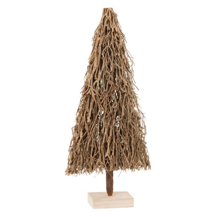Sapin De Noël En Bois à Poser "branches" 90cm Beige Paris Prix