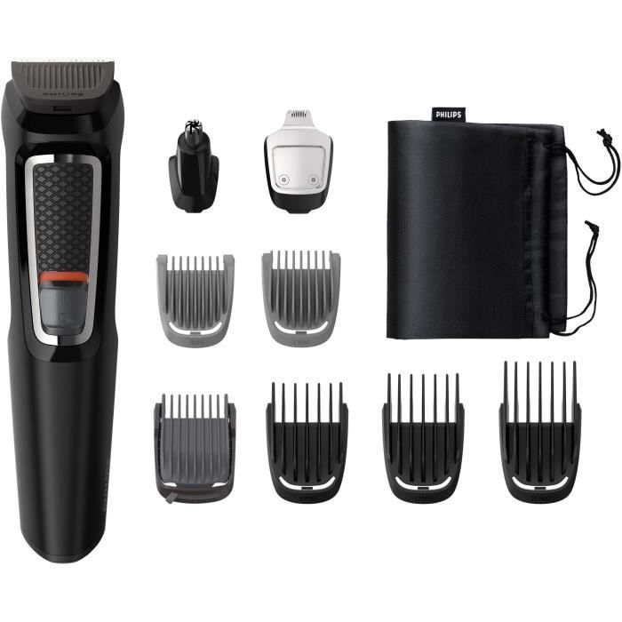 PHILIPS MG3740/15 Tondeuse Cheveux et Multi-Styles - Séries 3000 - 9 en 1