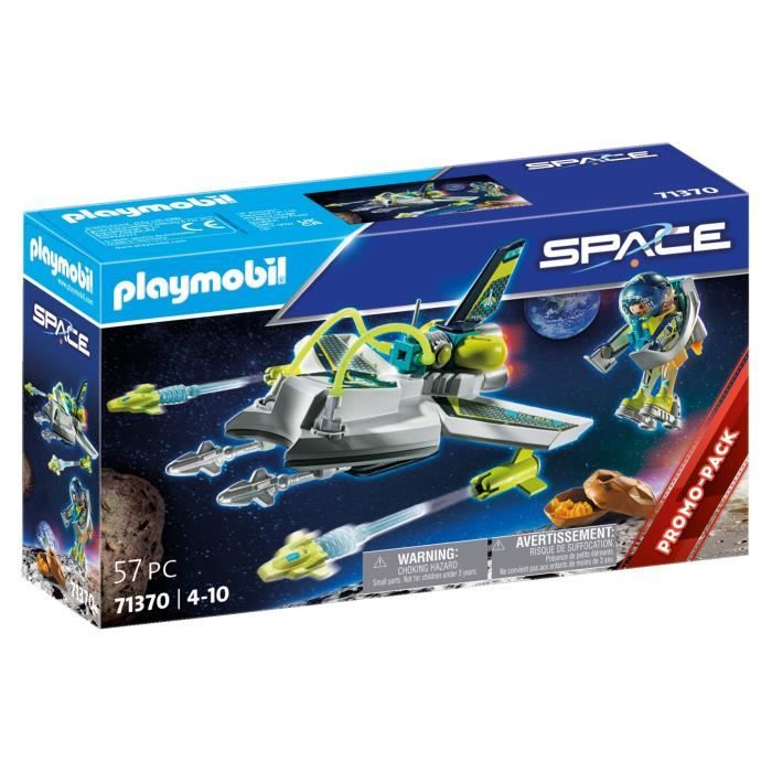 PLAYMOBIL Spationaute et drone - Space - Avec projectiles - Dès 4 ans