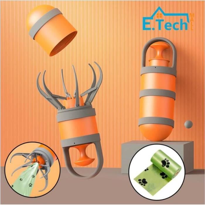 Comparer les prix de Qumox 360 Ramasse-Crotte pour Chien – Pelle à Crotte pour Chien avec Distributeur Sac à Crottes