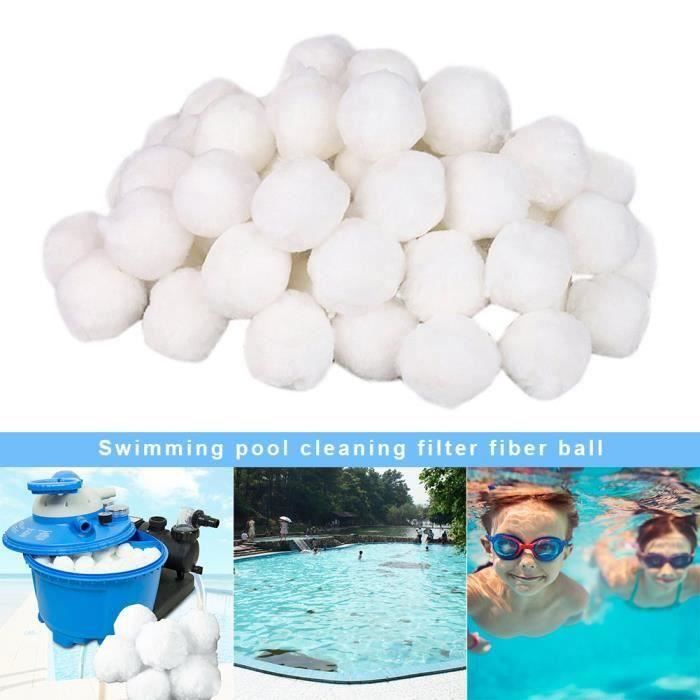 Boules Filtrantes Pour Piscine 700 G - Remplacent 25 Kg De Sable - Filtration 3-5 Microns - Réutilisables, économes En énergie