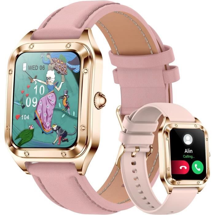 Acheter Montre connectée LIGE avec écran de 1.28 pouces, protection contre l'eau IP67, moniteur de fréquence cardiaque et possibilité de recevoir des appels depuis le téléphone