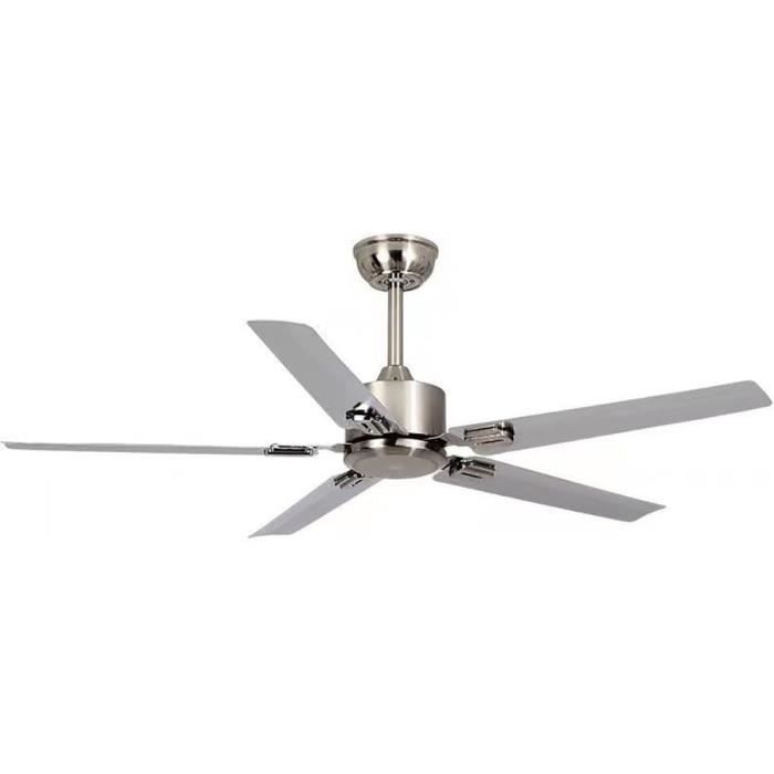Ventilateur Plafond KLIM L 150cm Blanc Bois Faro 34279 Ventilateur Plafond KLIM L 150cm Blanc Bois Faro 34279