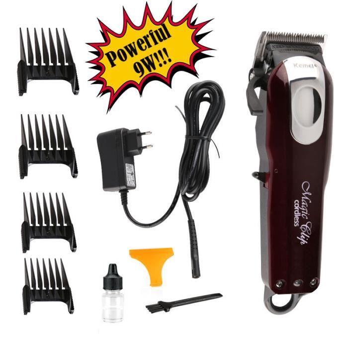 Kemei 9W coupe-cheveux professionnel coupe-cheveux électrique machine à ...