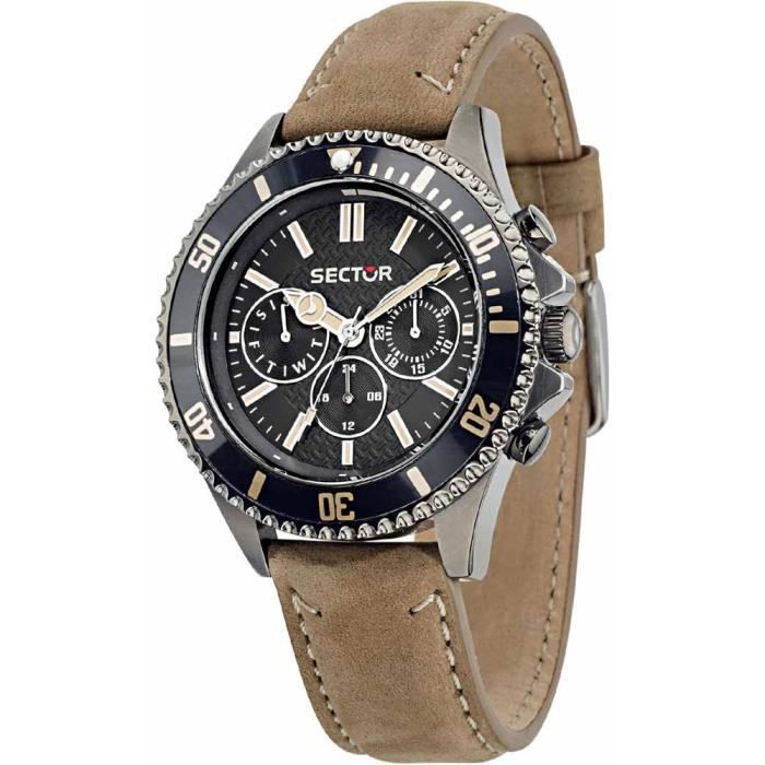 SECTOR Montre -  - R3251161015 - Quartz - Analogique - Cuir marron 