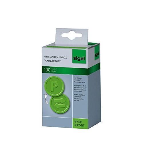 Jetons en plastique vert foncé