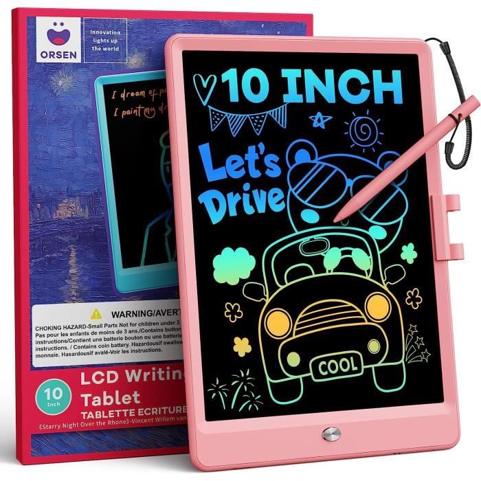 VJUYSW Tablette Dessin Enfant, Tableau Magnetique Mural Enfant, Tableaux à Dessin Magnétiques, Tablette Magnétique avec Stylo, Planche à Dessin Magnétique, pour Enfant Cadeau Éducatif (Rouge