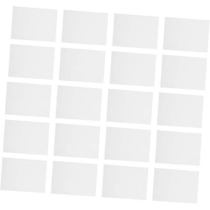 Feuilles De Plastification Adhésives BENECREAT - 100 Pcs 21x15 Cm - Protection Documents Sans Machine