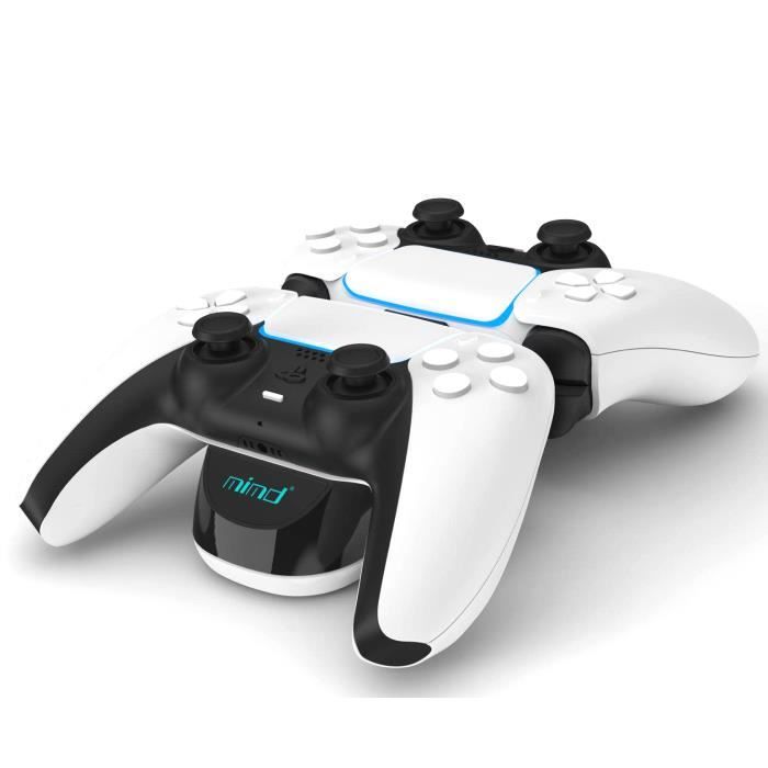Socle de charge pour 2 de PS5, Playstation 5 noir et blanc Cdiscount