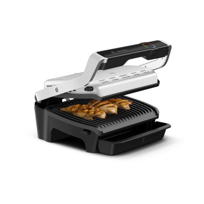 TEFAL GC750D12 Optigrill Elite Grill électrique, Technologie brevetée, Marquage intensif, 12 program