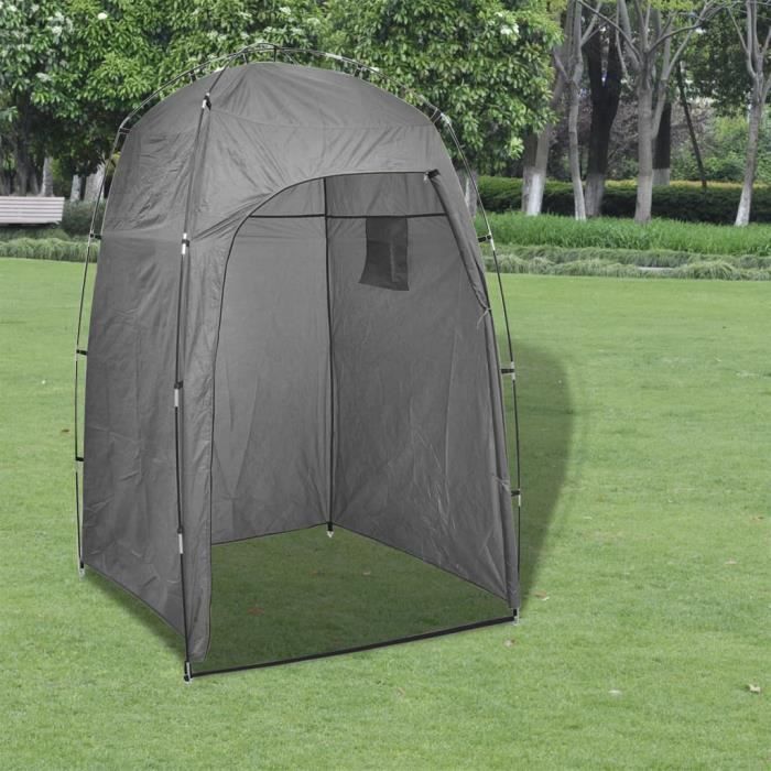 Paravent De Jardin 3 Panneaux Gris Foncé 275 X 180 Cm – Cloison Séparation Extérieure Et Intérieure, Brise-Vue Pliable Et Stable