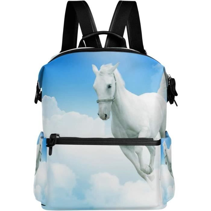 Sac À Dos Pour Course À Pied Cheval Sur Ciel Sac D'École[H5395] - Cdiscount