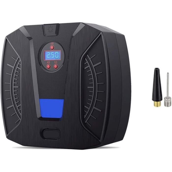 Gonfleur/dégonfleur électrique Highlander Tourbillon – Double Secteur, 12V, Noir
