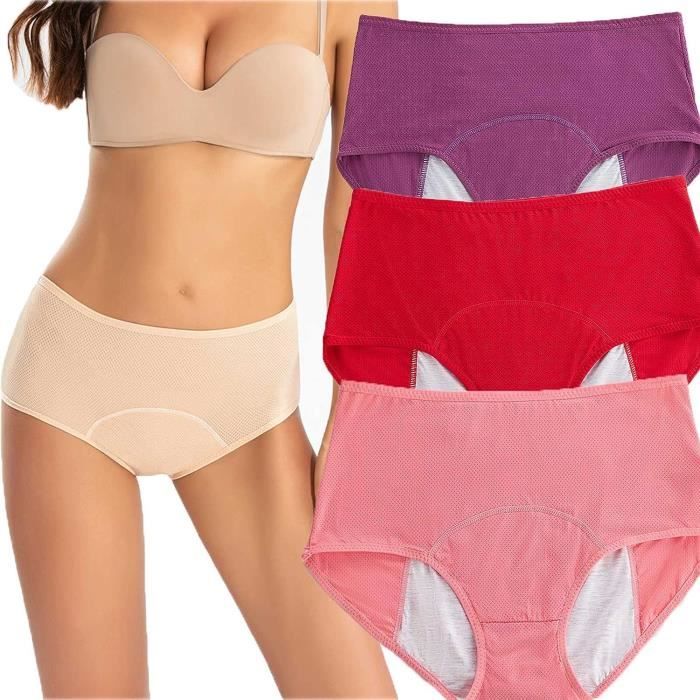 Culottes D'incontinence Pour Femmes, 100% Coton Blanc, Protection étanche - Neuf, Marque Undercover