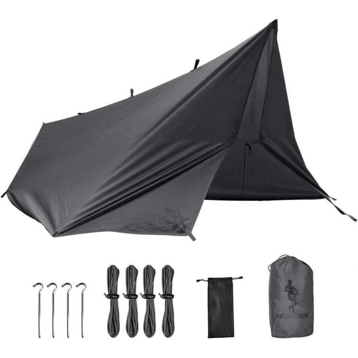 Bâche Imperméable Night Cat 12x10 Ft - Pour Tente, Hamac, Abri Pluie
