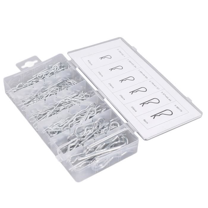 50pcs Clips R Broches Forme de R Accessoire de Pièces RC Adapté pour
