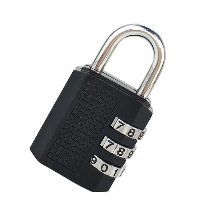 Serrure TSA 007 à Combinaison 3 Chiffres - Cadenas Sûr Pour Valise Et Bagage YF-S043