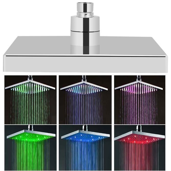 Pommeau de douche à effet de pluie Pommeau de douche de plafond rond de 8 Pommeau de douche en