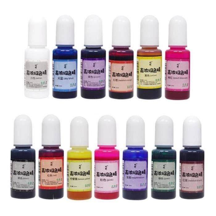 Pigment Hautement Concentré 24 Couleurs Huile Liquide Pigment