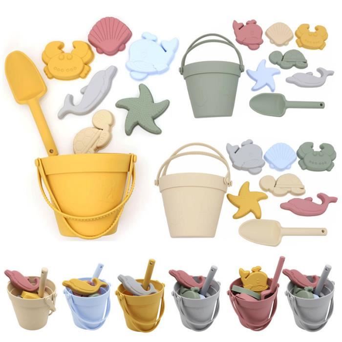 Set Jouets Sable 21 Pièces Ensemble De Sable De Plage Outil De Bac À Sable De Jeu De Sable Été