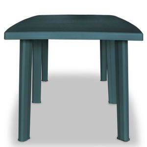 Salon De Jardin Plastique Vert Achat Vente Salon De Jardin