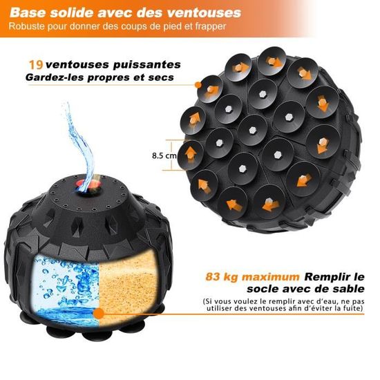 Dripex sac de frappe sur pied adulte online